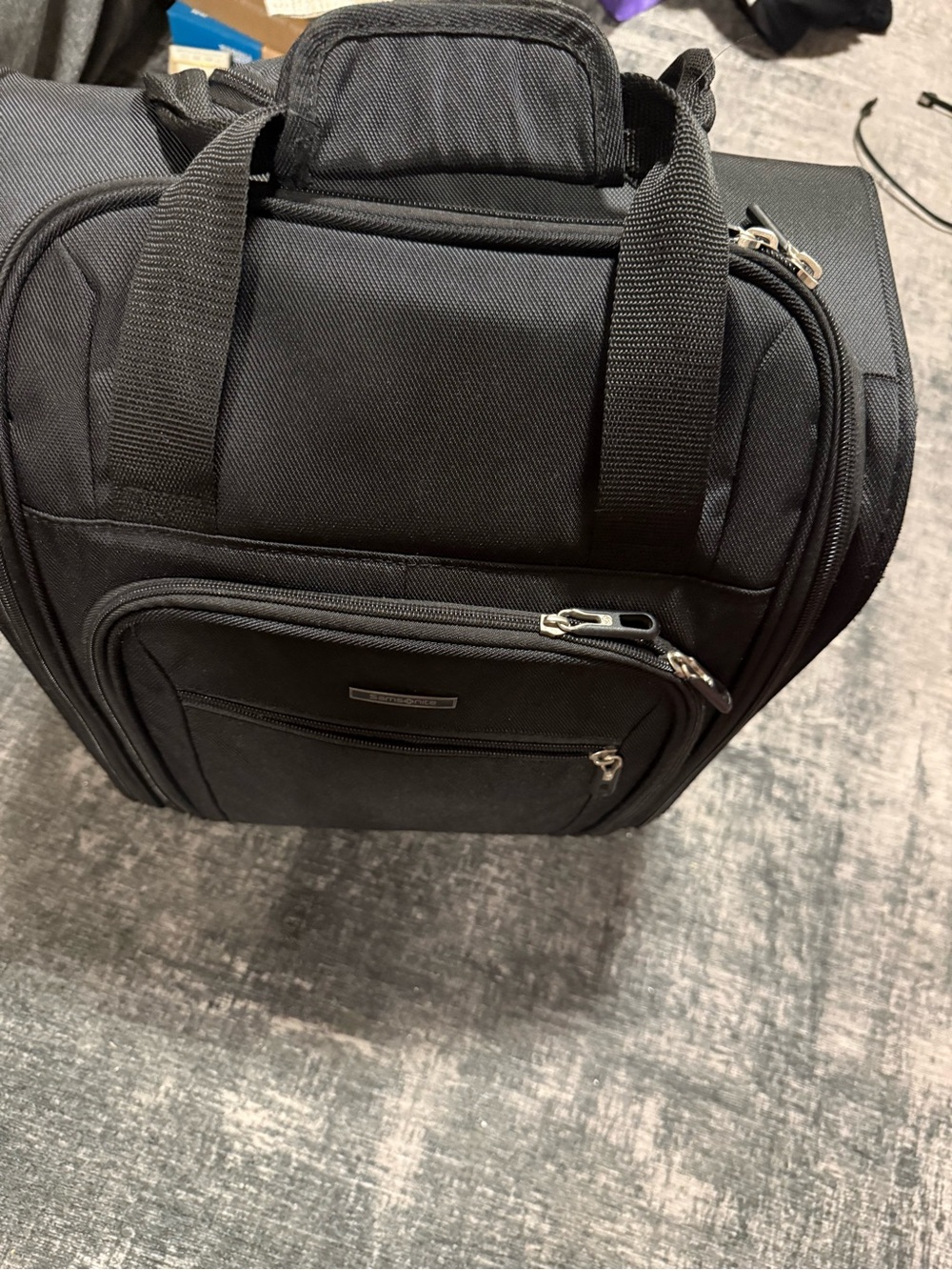Professional Black Laptop Briefcase Tote for Men